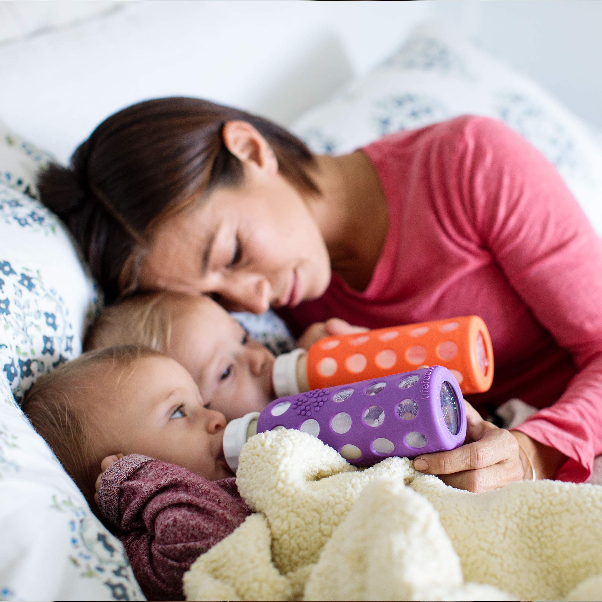 Lifefactory flat and sippy caps provide feeding versatility