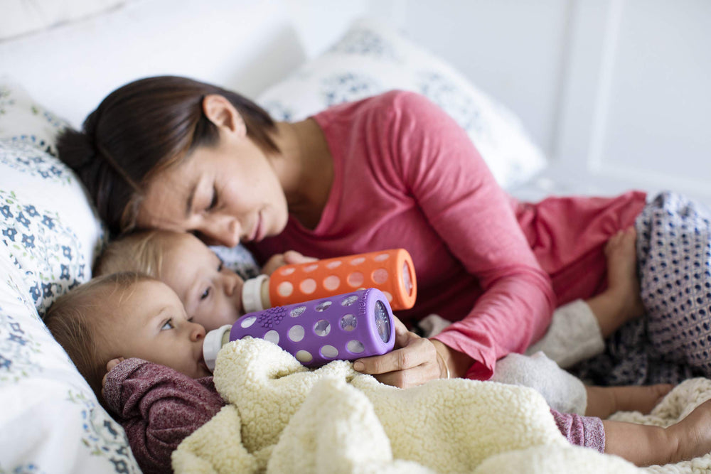 Lifefactory made-in-France nipple closeup conveys premium craftsmanship.