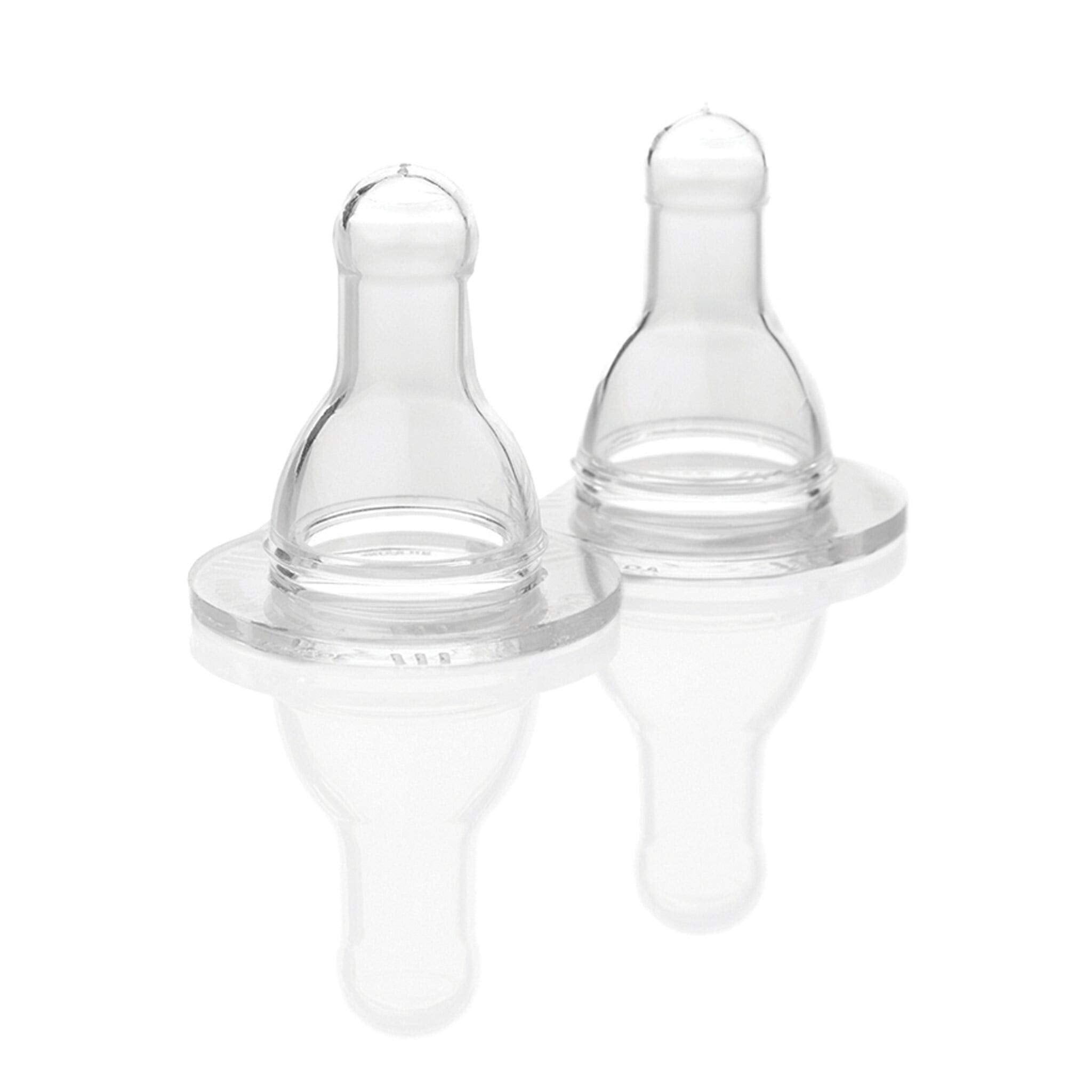 LifeFactory Nipples Y Cut 2pk vented silicone design for easier cleaning