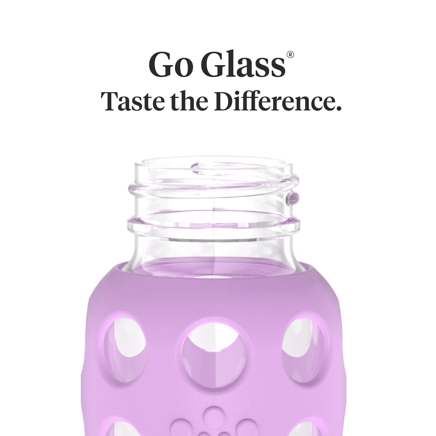 Lifefactory Stage 1 nipple on the bottle suitable for ages 0-3 months.