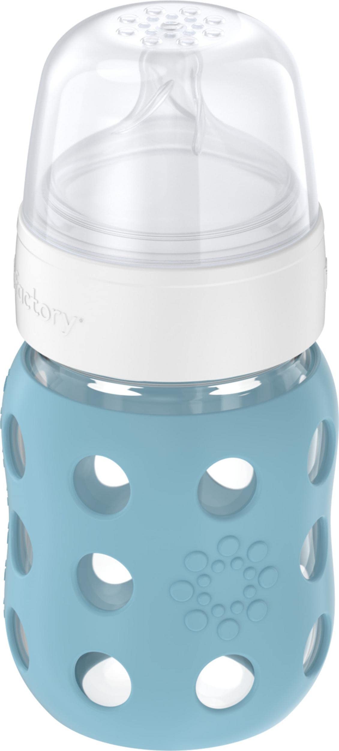 Lifefactory Stage 2 nipple for 6-9 months enabling natural-feel feeding.