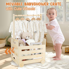 Lifesnug wooden crate with higher handle for tall outfits and better visibility.
