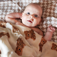 LifeTree 47x47 swaddle blanket provides generous wrapping space for secure swaddling.