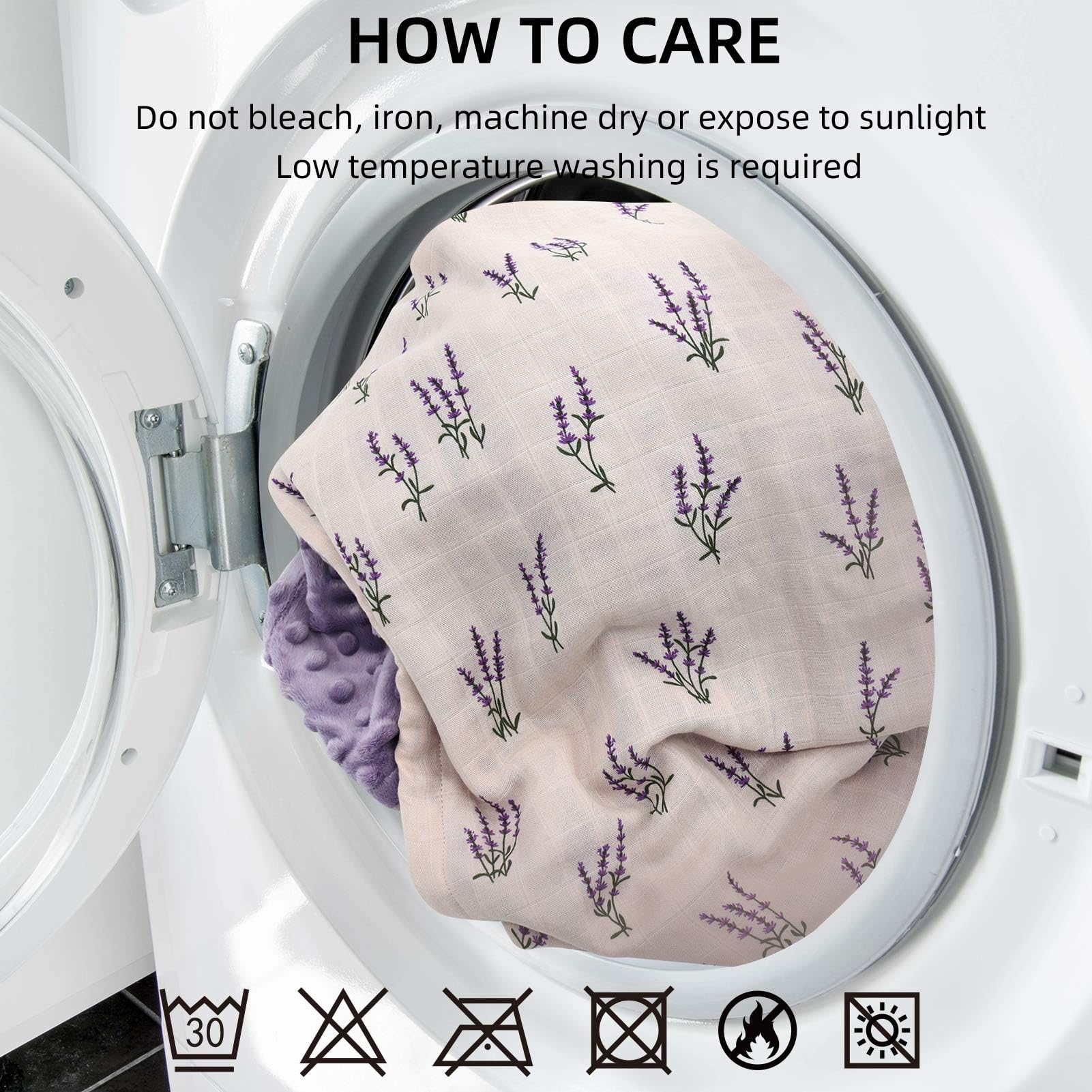 LifeTree 31x40 inch blanket is ideal for wrap, stroller, crib, or car seat.