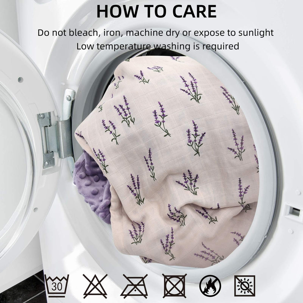 LifeTree 31x40 inch blanket is ideal for wrap, stroller, crib, or car seat.