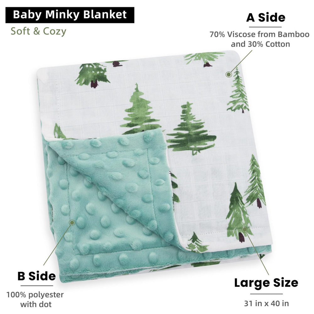 LifeTree back dotted fleece adds warm, cozy layering.