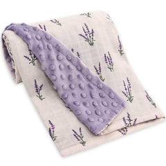 LifeTree baby blanket front muslin texture provides breathable comfort for everyday snuggles.