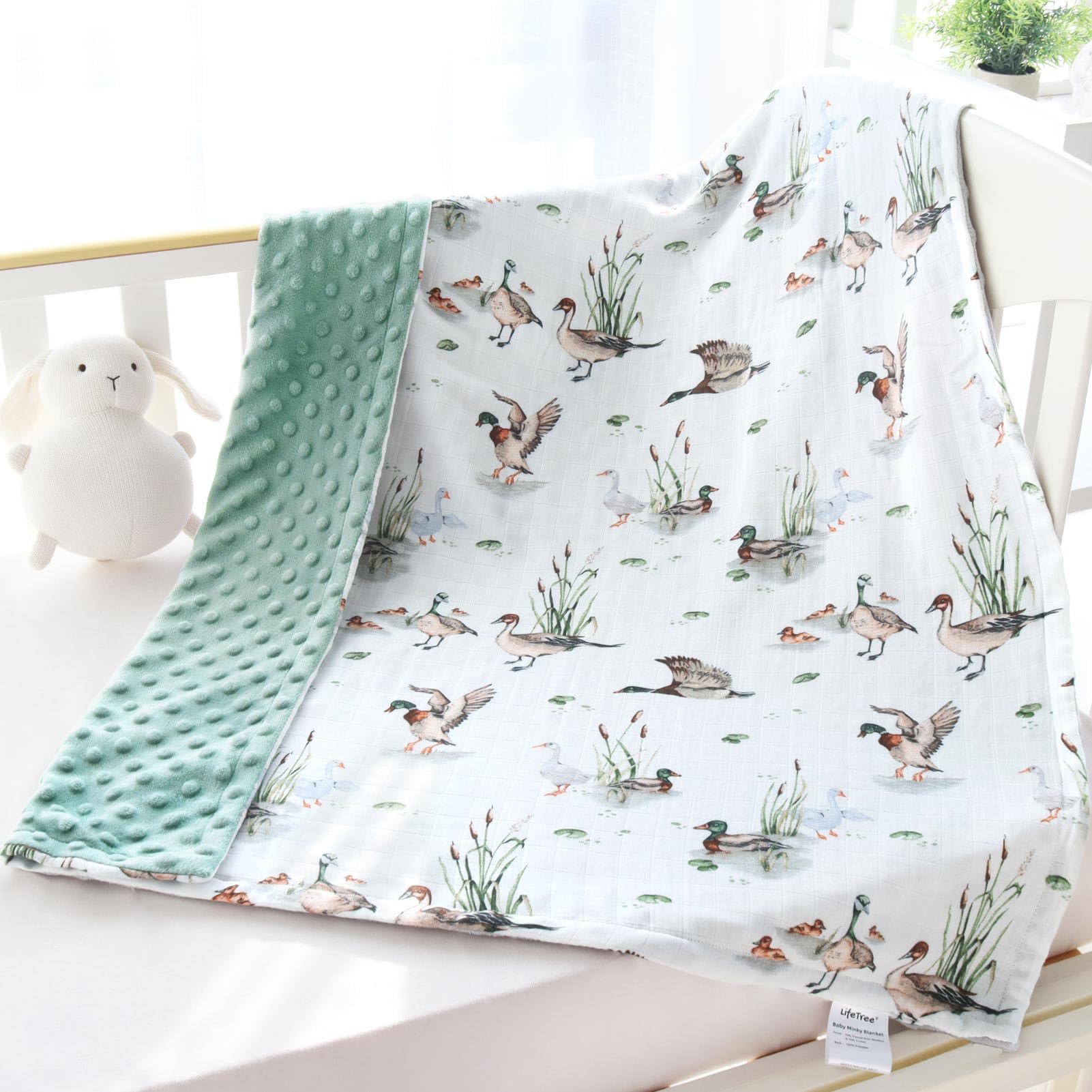 LifeTree blanket travels easily and folds compactly for trips