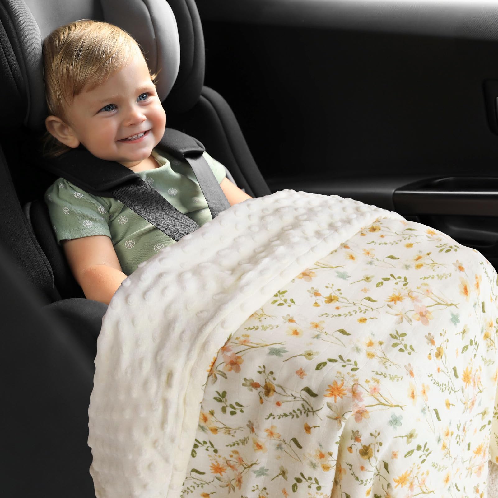 LifeTree travel-ready blanket folded compactly for bag packing.