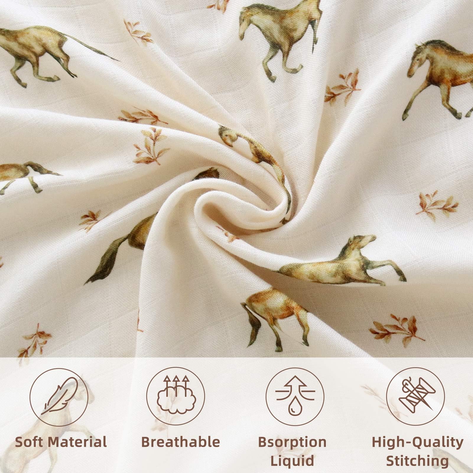 LifeTree nursery setup shows versatile use as a crib blanket and cover.