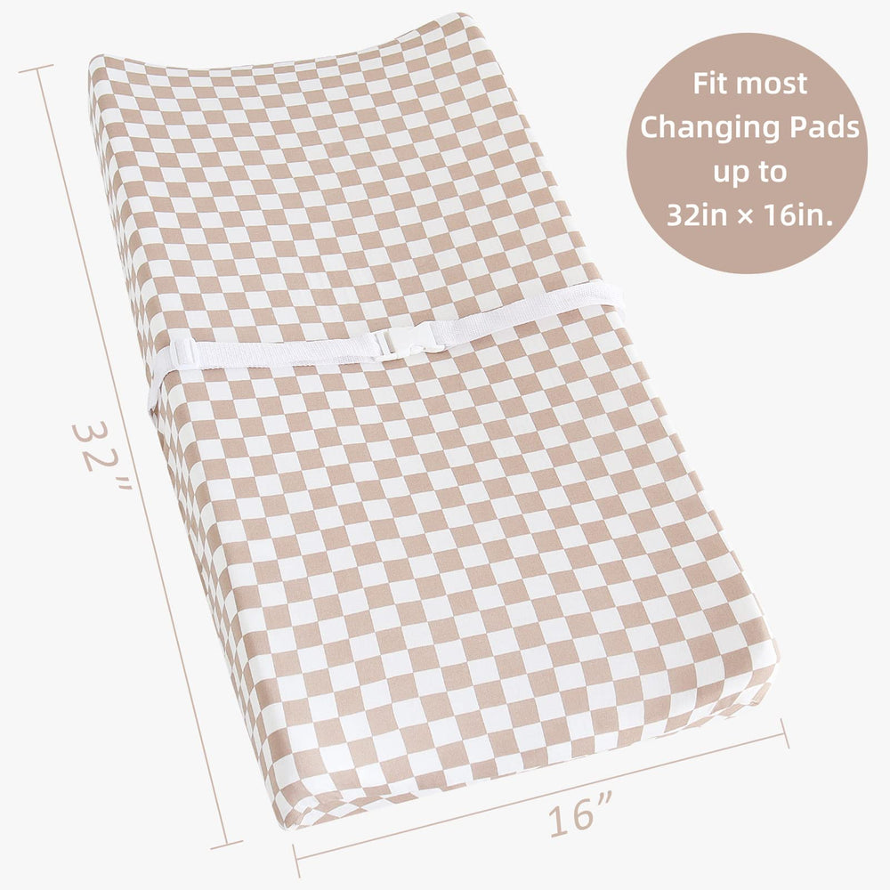 LifeTree changing pad cover on table shows 16x32 inch fit