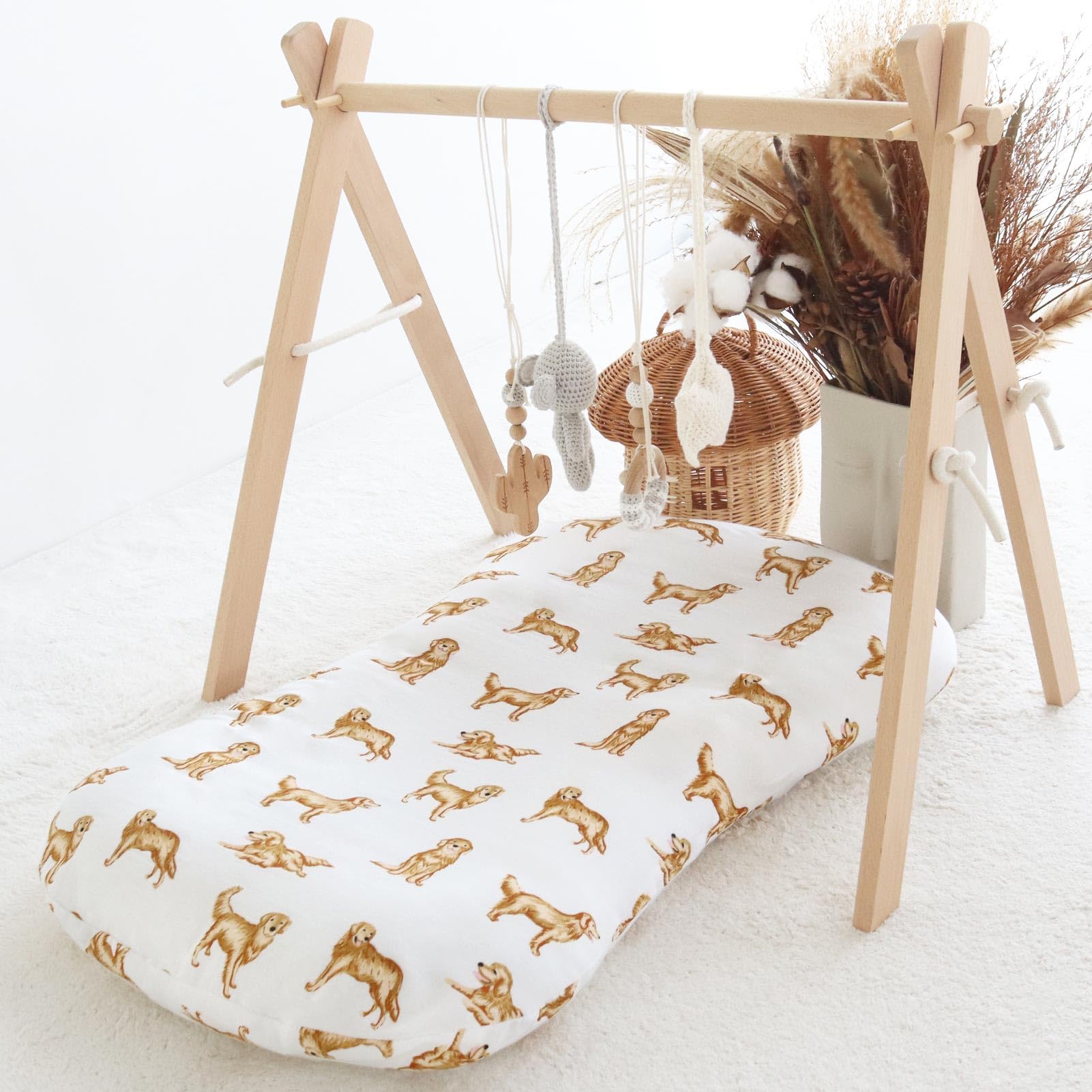 LifeTree fabric bamboo-viscose-cotton blend provides breathable, lightweight comfort for babies.