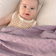 LifeTree large 47x47 swaddle supports easy newborn wrapping.
