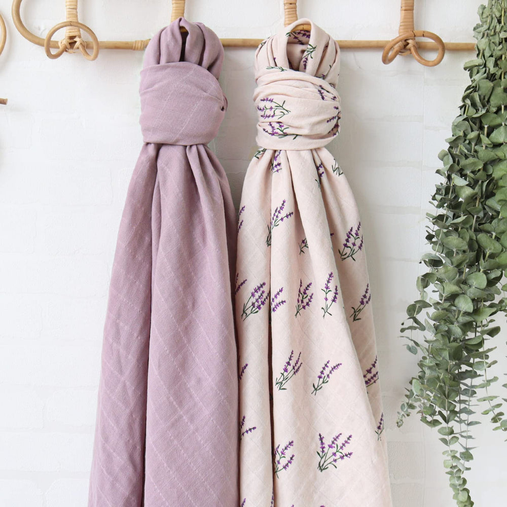 LifeTree machine-washable swaddle simplifies cleaning between uses.