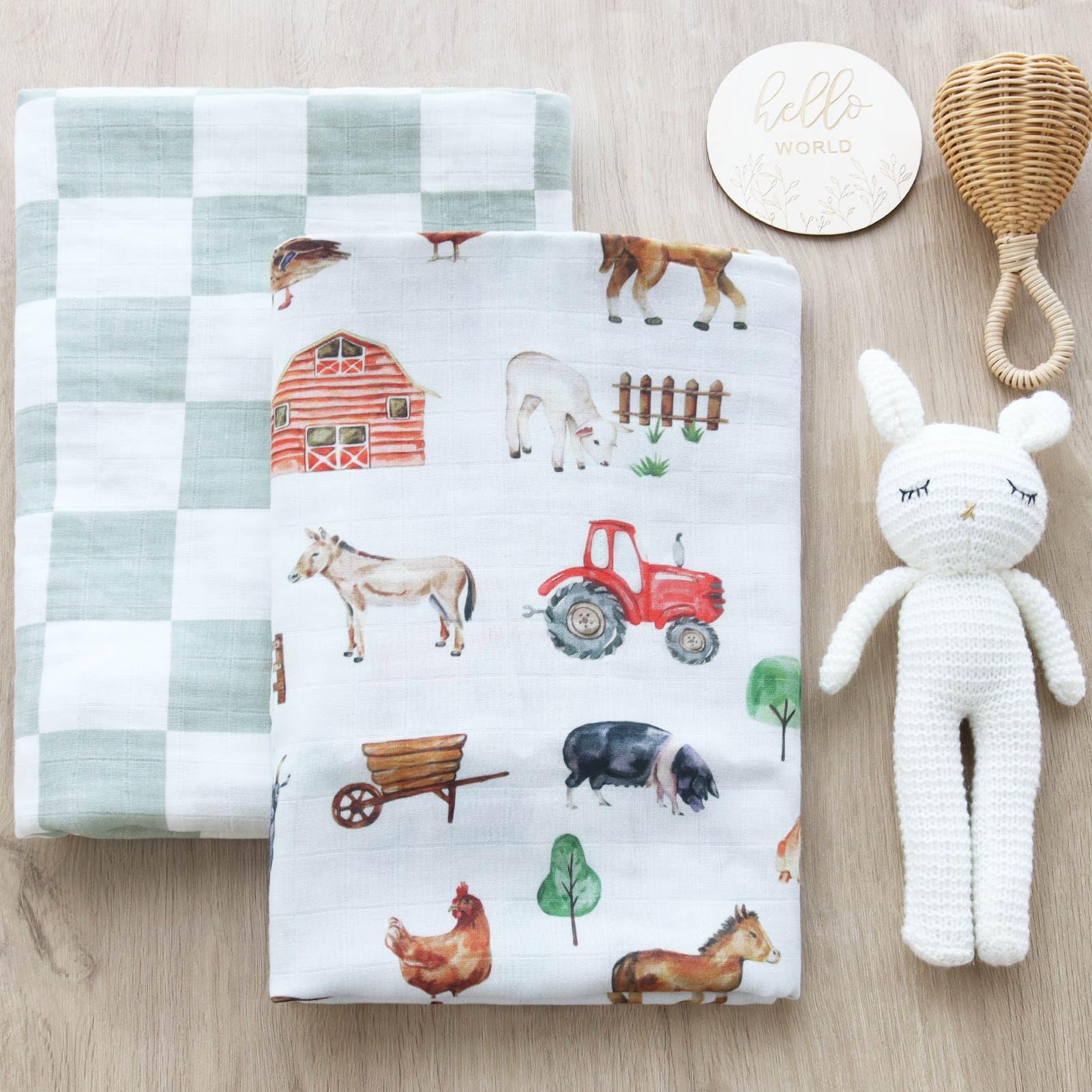 LifeTree swaddle being used for baby snuggle and comfort