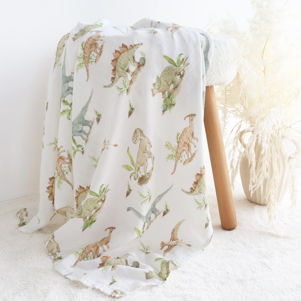 LifeTree muslin swaddle nursery wrap demonstrates versatile use for nursing covers