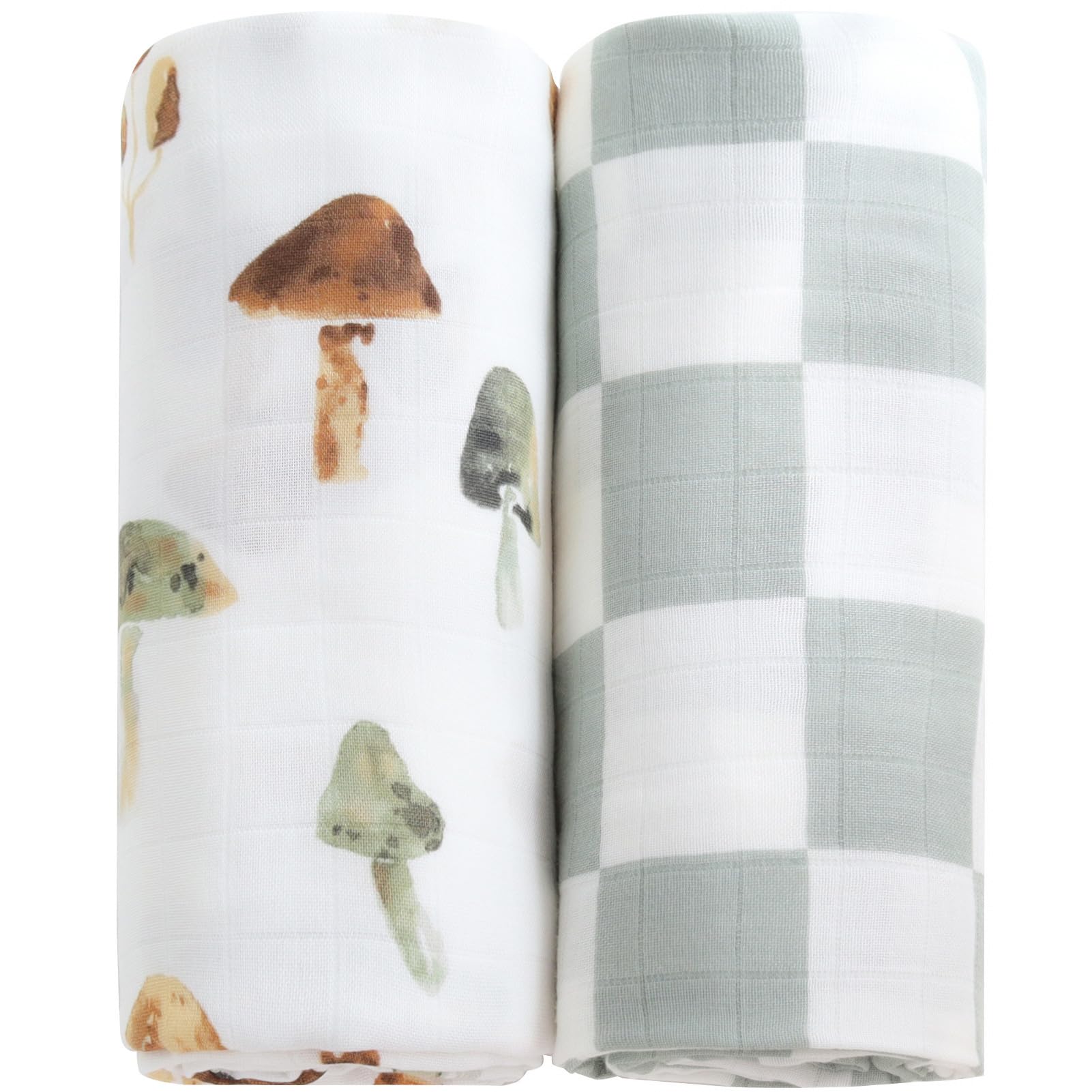 LifeTree muslin swaddle softness—silky fabric for gentle baby comfort