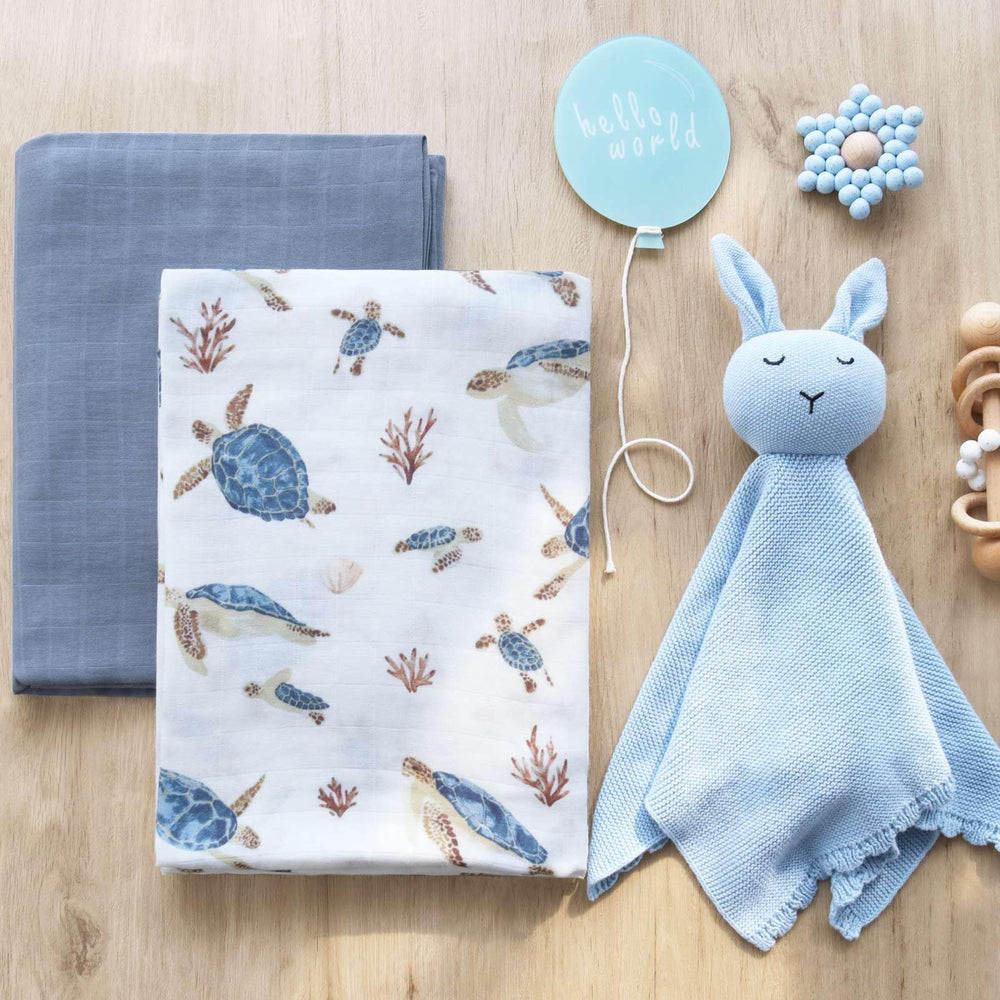 LifeTree muslin swaddle solid color pale cream provides cozy, breathable wrap for soothing sleep.