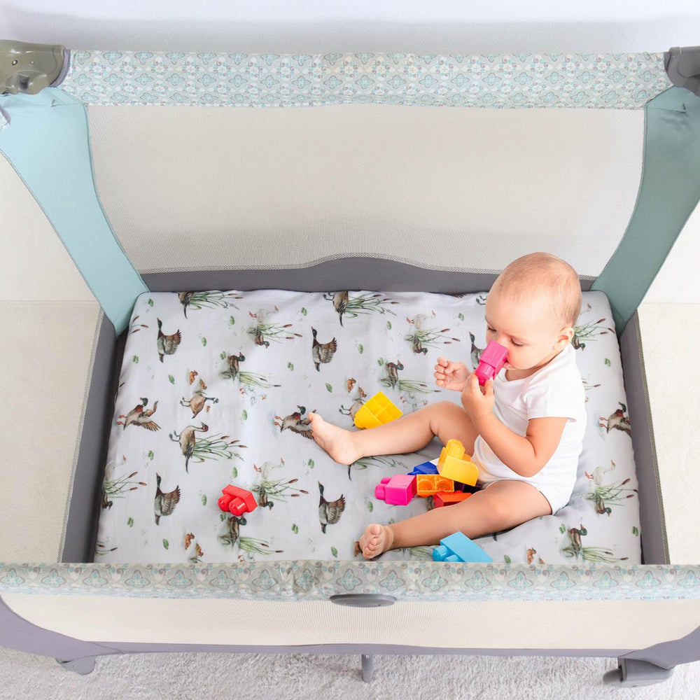 LifeTree mallard-pattern nursery decor idea image showing playful yet subtle design.