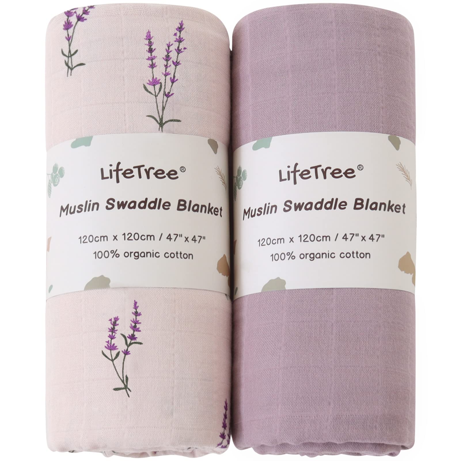LifeTree pre-washed muslin stays soft after every wash.