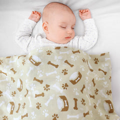 LifeTree swaddle 47x47 inch blanket offers secure wrapping for growing babies.
