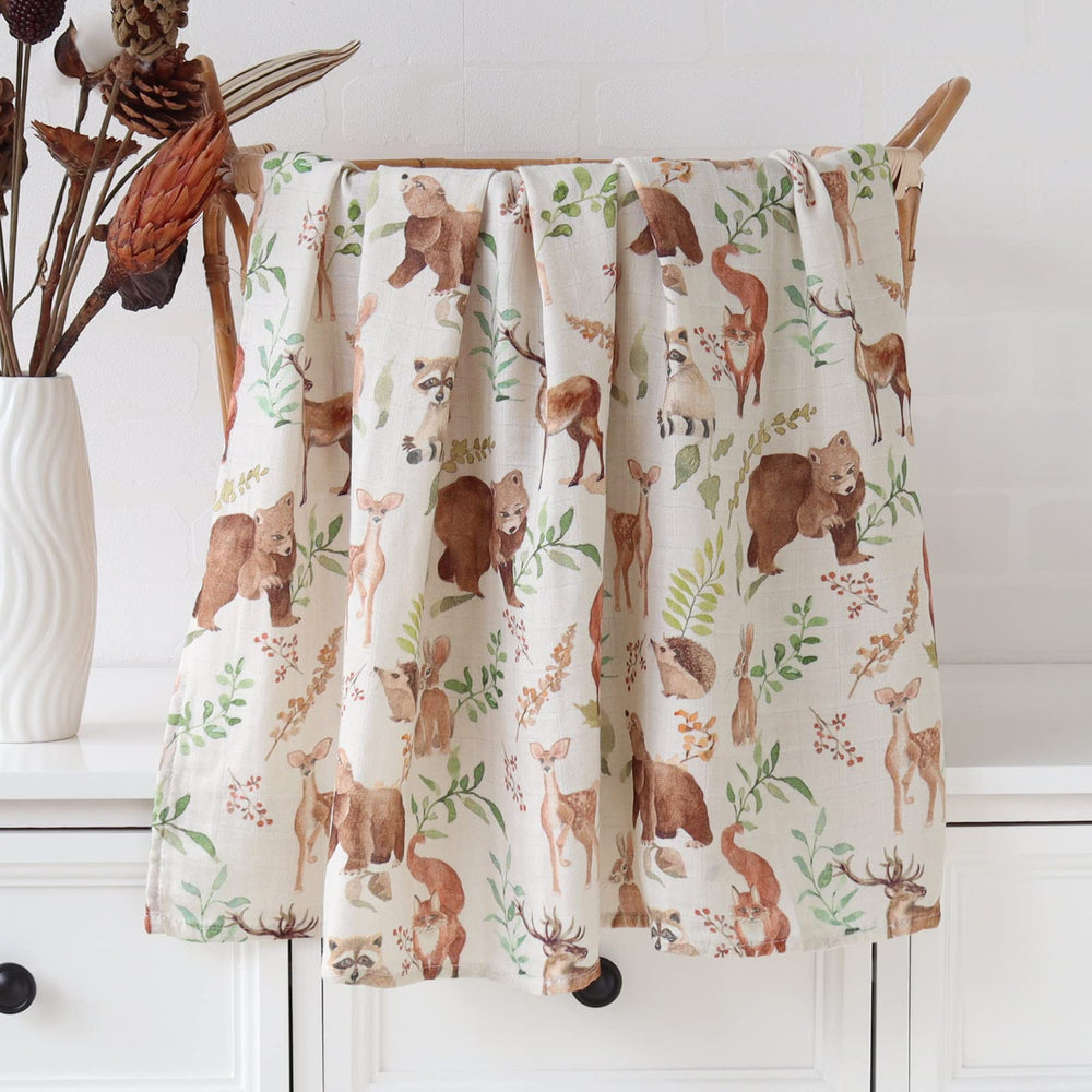 LifeTree swaddle on baby during photo moment