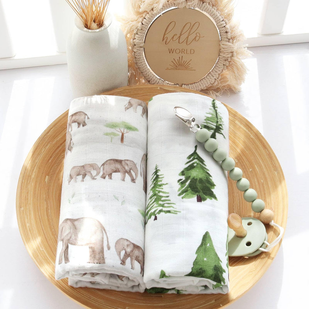 LifeTree 47x47 inches size is ideal for photo props and stroller cover.
