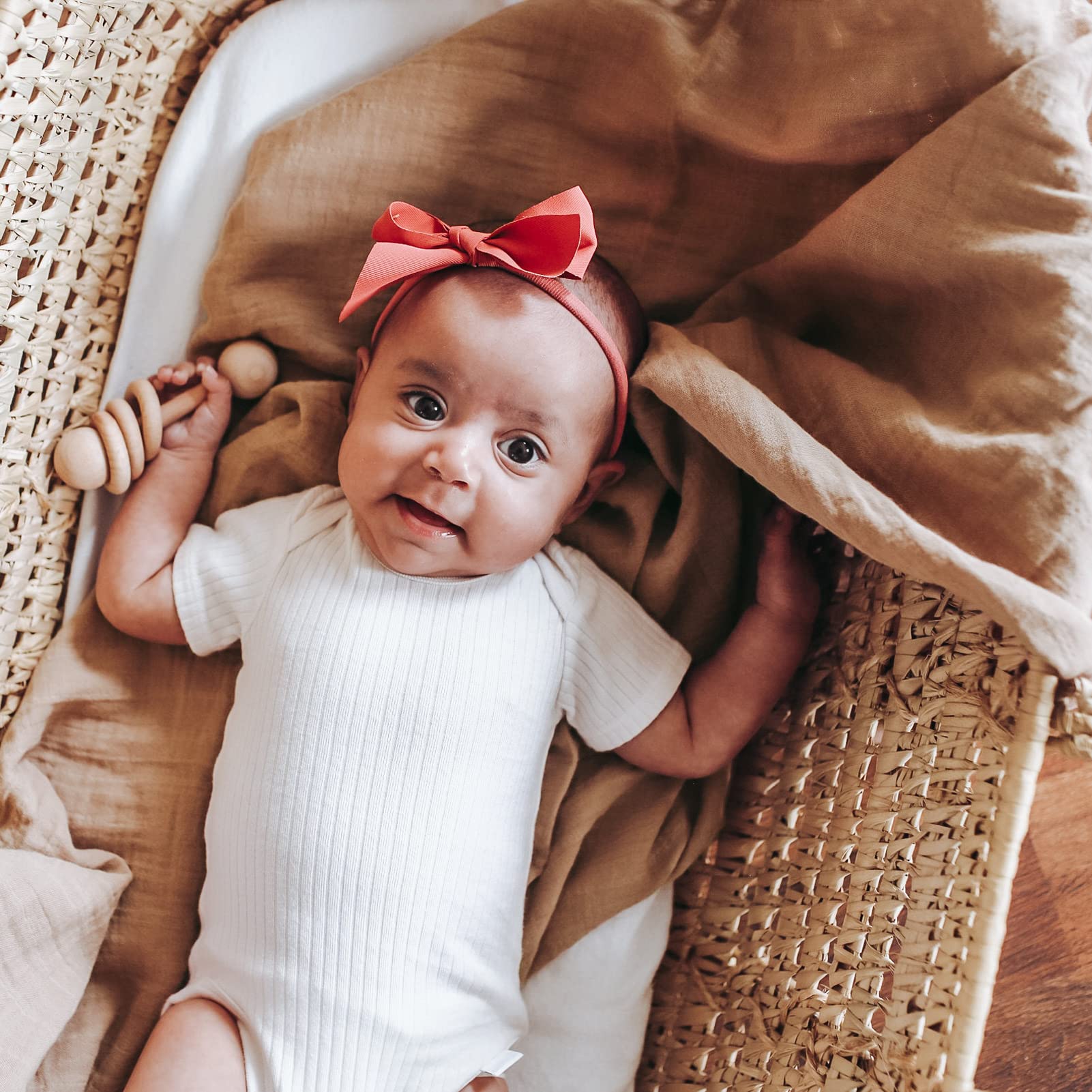 LifeTree flower print detail adds a gentle, stylish touch for a newborn essential.