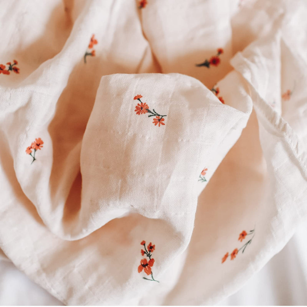 LifeTree swaddle blanket in use-wrapped illustrates snug fit for soothing babies.