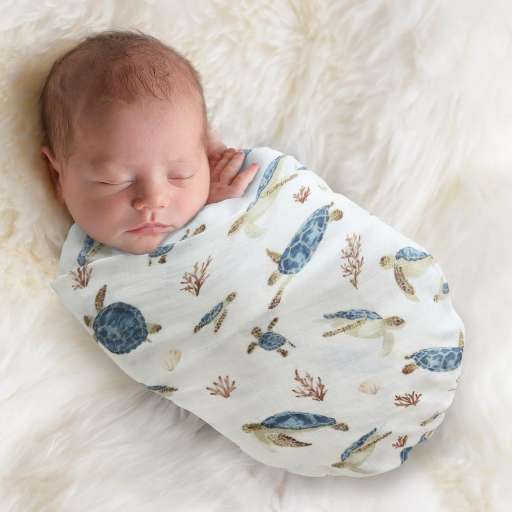 LifeTree swaddle blanket 47x47 inch size provides generous wrapping space for secure swaddling.