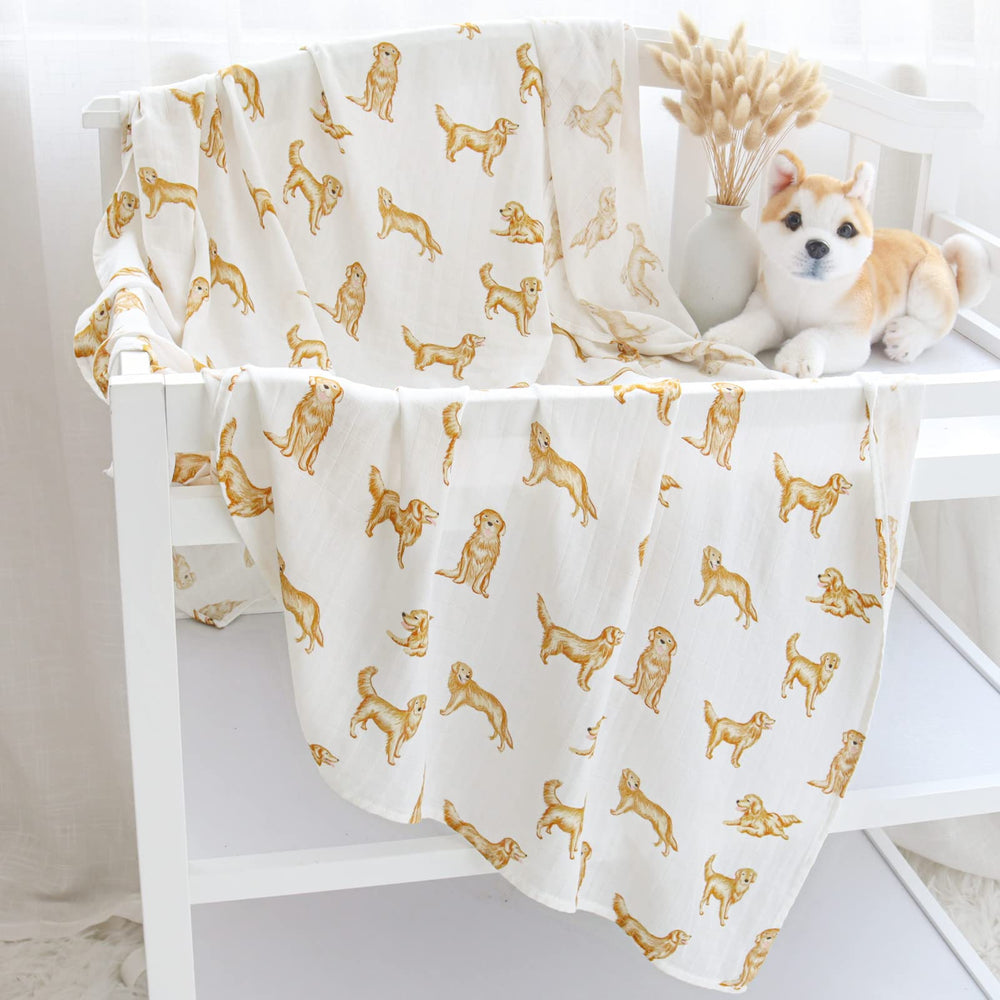 LifeTree swaddle multi-use layout demonstrates versatility as receiving blanket and nursing cover.