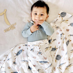 LifeTree swaddle soft bamboo viscose fabric feels breathable and gentle on delicate skin.