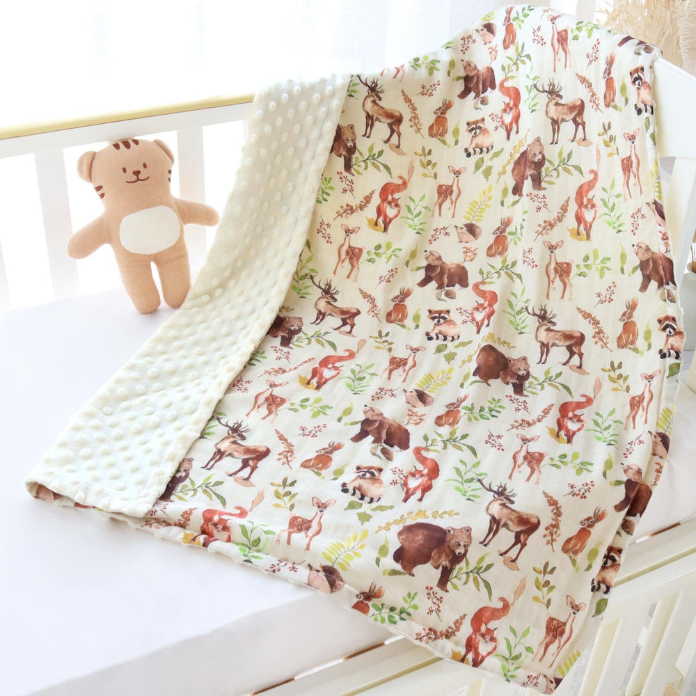 LifeTree blanket travel fold fits in bag for quick calm moments.