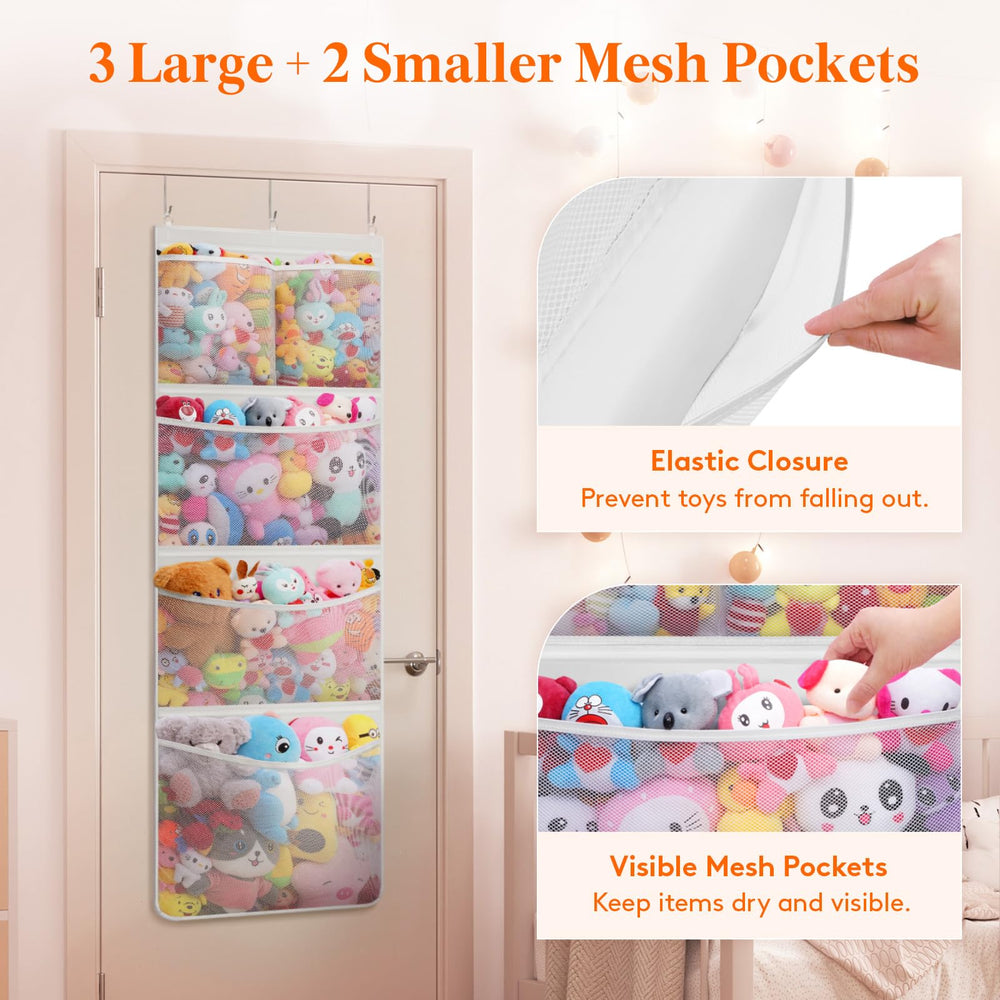 Lifewit 4-fiberglass-rods-assembly enables strong support for plush toys.