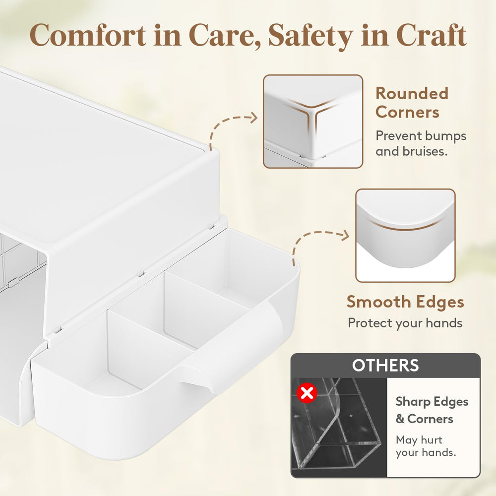 Lifewit diaper caddy durable thickened materials for long lasting use.