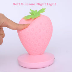 LIFTATAPA Strawberry Night Light USB-charging for safe, cool operation
