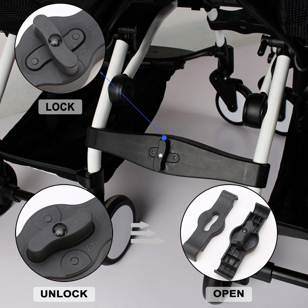 LIFTATAPA connector in pack view highlights three-piece set for flexible stroller configurations.