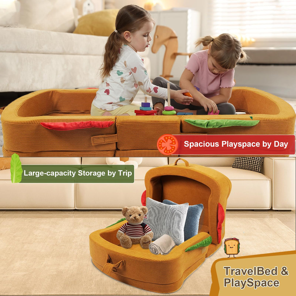 Liftoza travel bed folded compact for easy transport