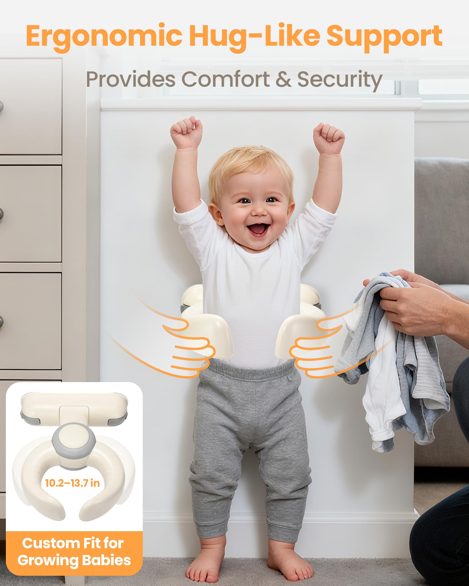 LIFVCNT Baby Shower Stand supports bath time use with ease