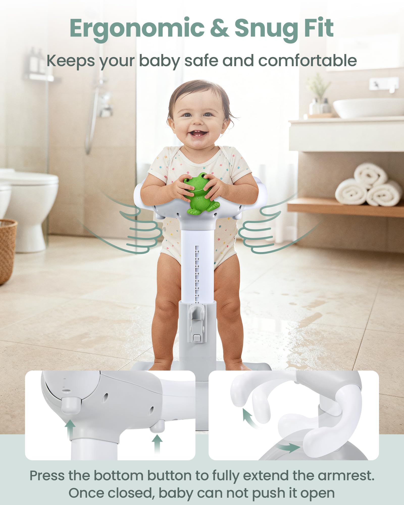 LIFVCNT drainage holes prevent water buildup for easy cleaning