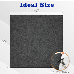 Ligebul mat features anti-slip PVC back for stable outdoor use.