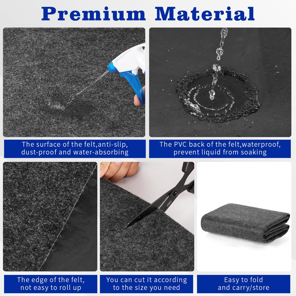 Ligebul mat cleans easily with detergent and water after play.