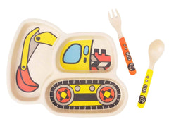 Lightening Kids Plates divided plate for portion control during meals.