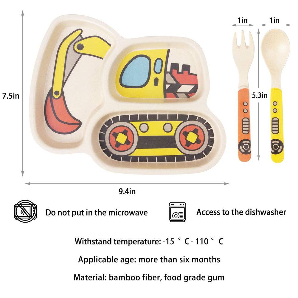 Lightening Kids Plates baby fork designed for safe, comfortable feeding.
