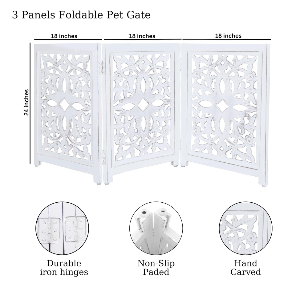 Lightnpro dog gate in living room provides stylish, unobtrusive pet containment