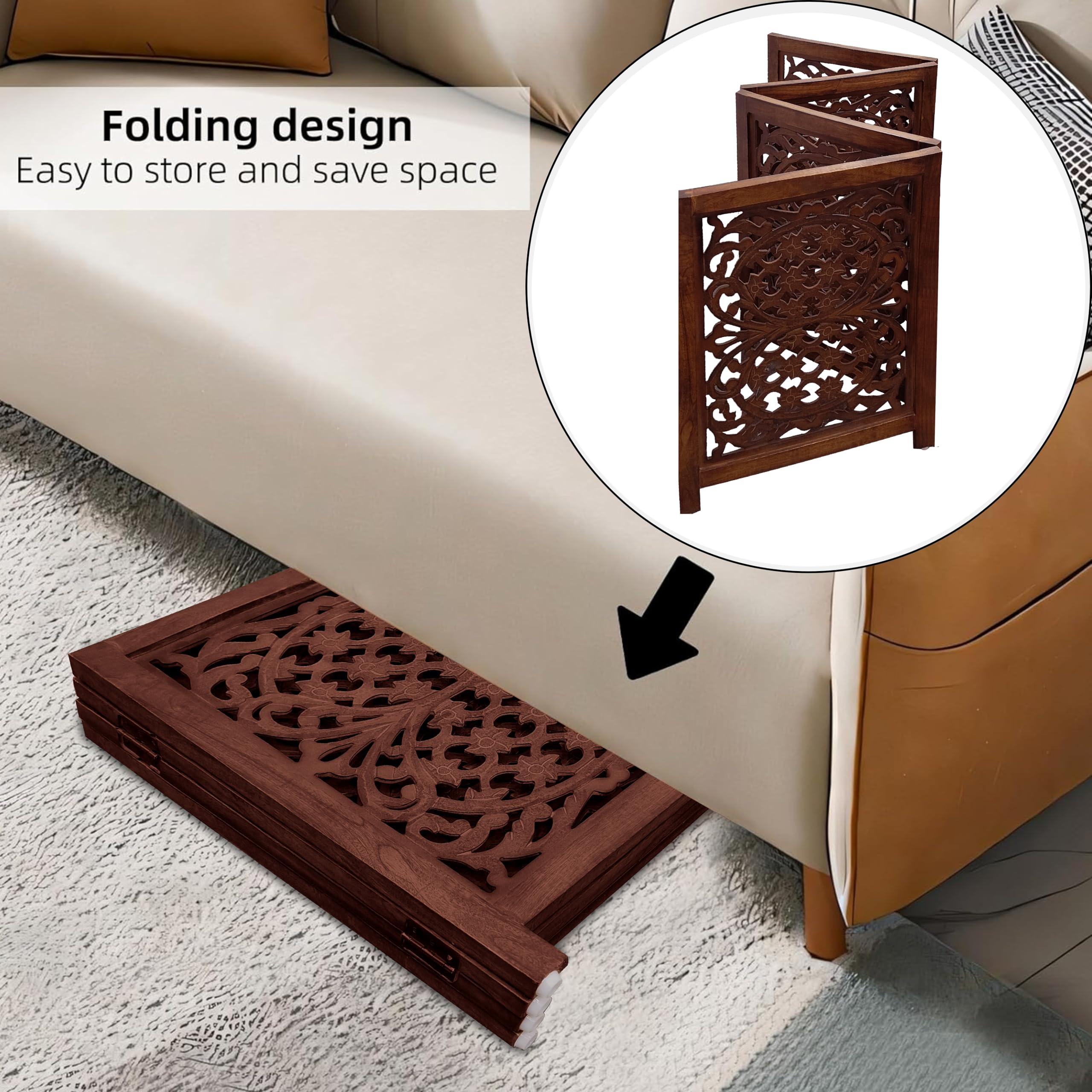Lightnpro dog gate panel close-up highlights durable MDF and craftsmanship.