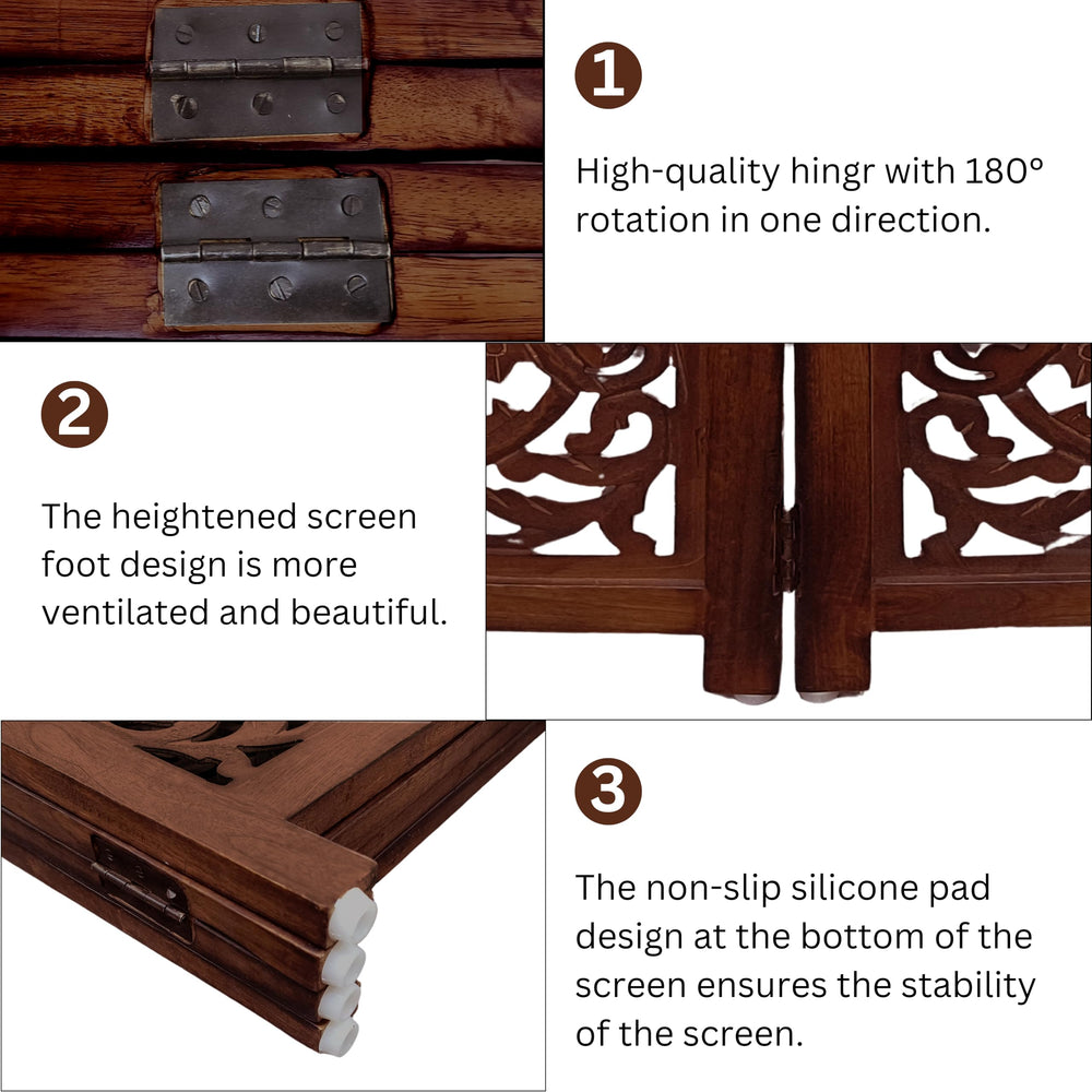 Lightnpro wood-carved panels create a stylish, reversible barrier for pets and home decor.