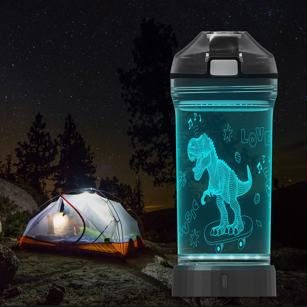 Lightzz Leak-proof lid with silicone gasket for secure travel and quick access.
