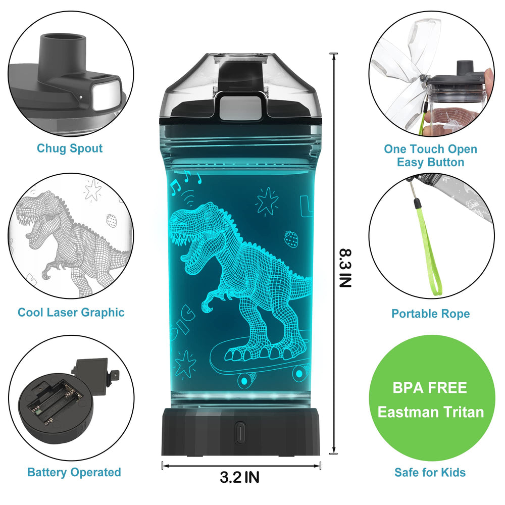 Lightzz Travel-friendly design fits backpacks for trips and outings.