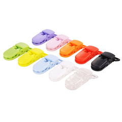 LIHAO clips feature plastic insert protecting fabric during attachment.